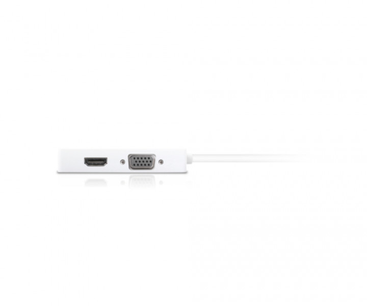 Адаптер Mini Display Port Macally to 3-in-1DVI/HDMI/VGA (MD-3N1)