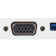 Мульти портовый 3 в 1 VGA адаптер Macally для USB-C (UCVGA)