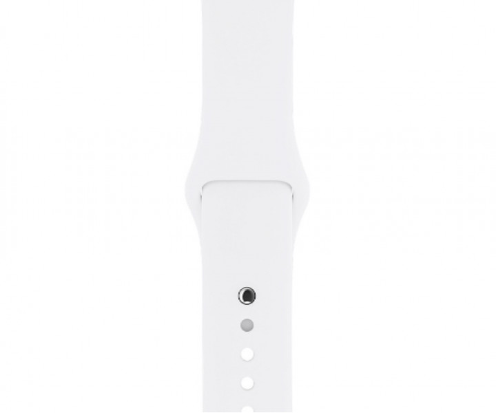 Apple Watch Series 2 38mm Silver Aluminum Case with White Sport Band (MNNW2)