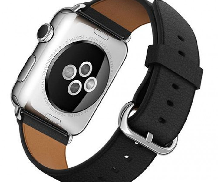 Apple Watch 42mm Stailnless Steel Case with Black Classic Buckle (MLFA2)