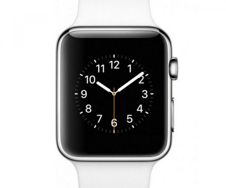 Apple Watch Sport 38mm Silver Aluminum Case with White Sport Band (MJ2T2) CPO