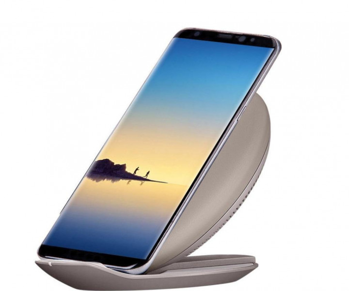Беспроводная Qi зарядка Samsung Fast Charge WC Convertible EOM Tan 