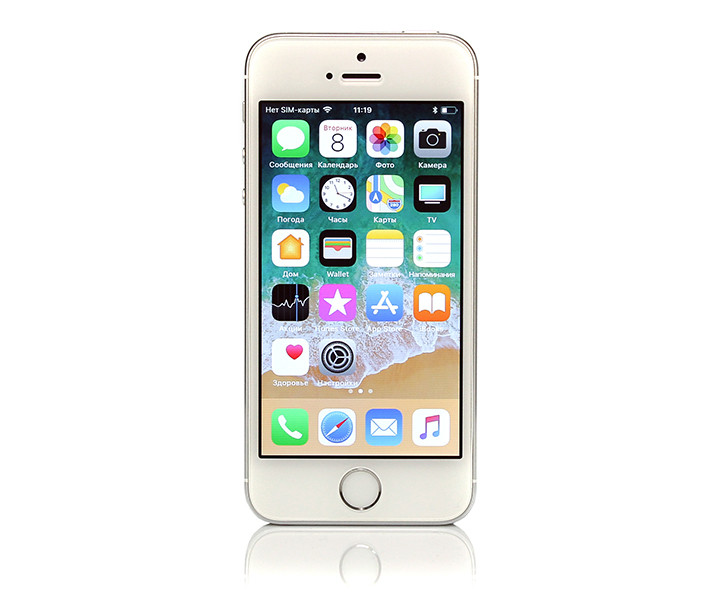 iPhone 5s 64gb, Silver б/у 3/5