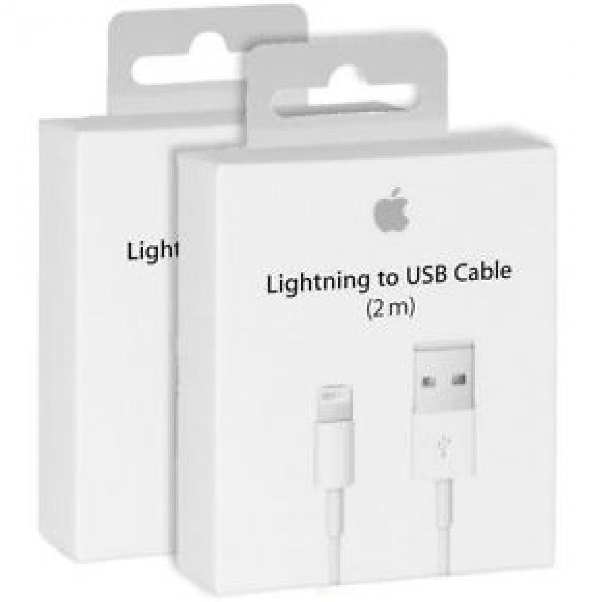 Кабель Apple Lightning 2m (MD819)