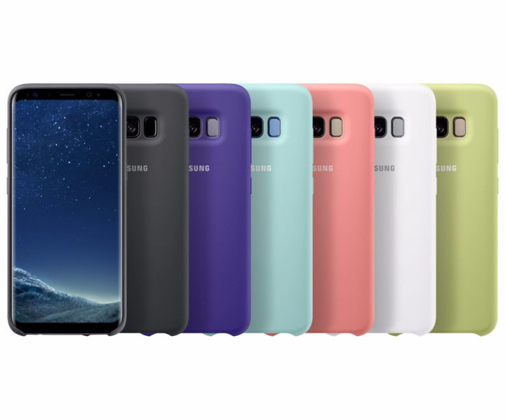 Чохол Silicone Cover для Samsung Galaxy S8 White