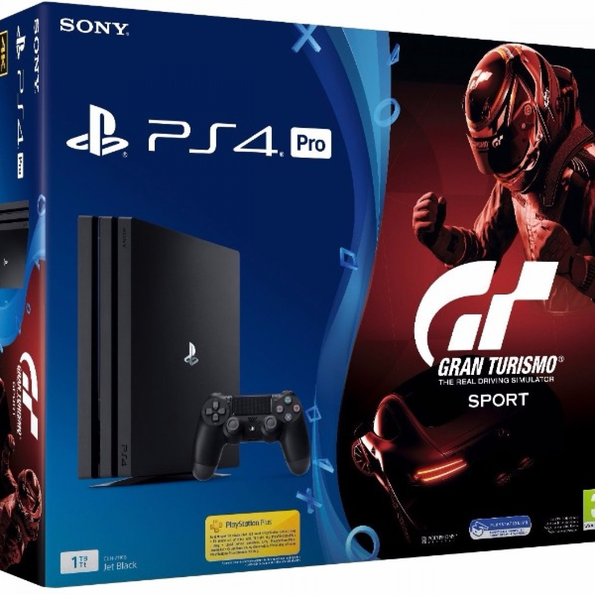 Игровая консоль Sony Playstation 4 PRO 1TB + игра Gran Turismo Sport