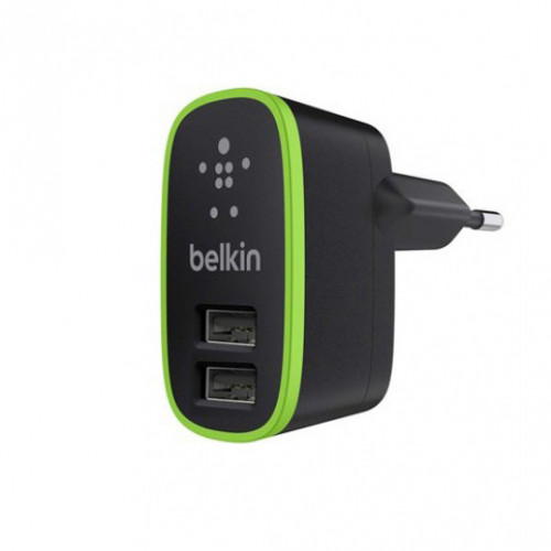 СЗУ Belkin 2.1A 2USB Big Black