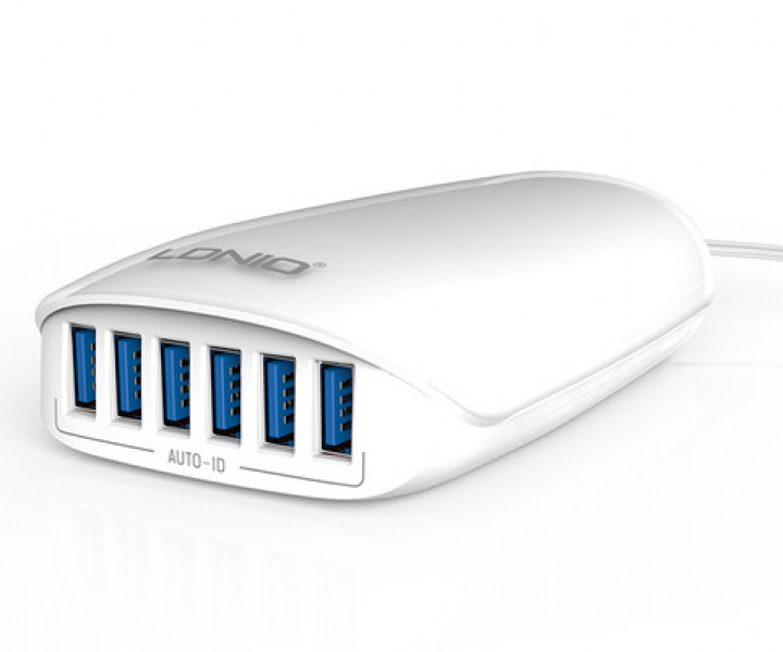 CЗУ Ldnio 5.4A 5USB White