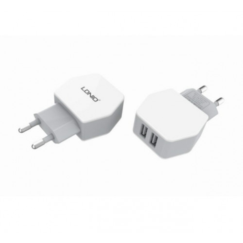 CЗУ LDNIO 5V-2.1A 2USB AC 61 cable (133951)