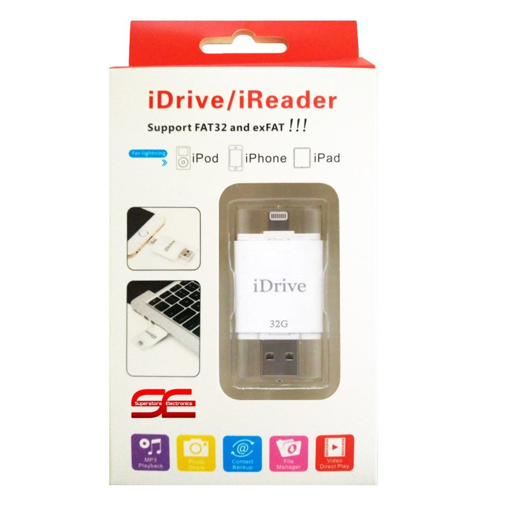 Apple сумісна флешка iDrive 32gb