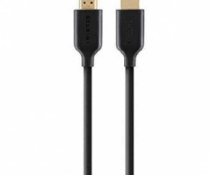 Кабель BELKIN HDMI (AM/AM) High Speed w/Ethernet 5м, BLACK,GOLD F3Y021bt5M