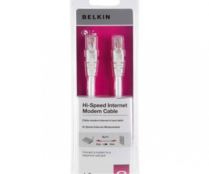Патч-корд Belkin F3L900CP1.8MWHS