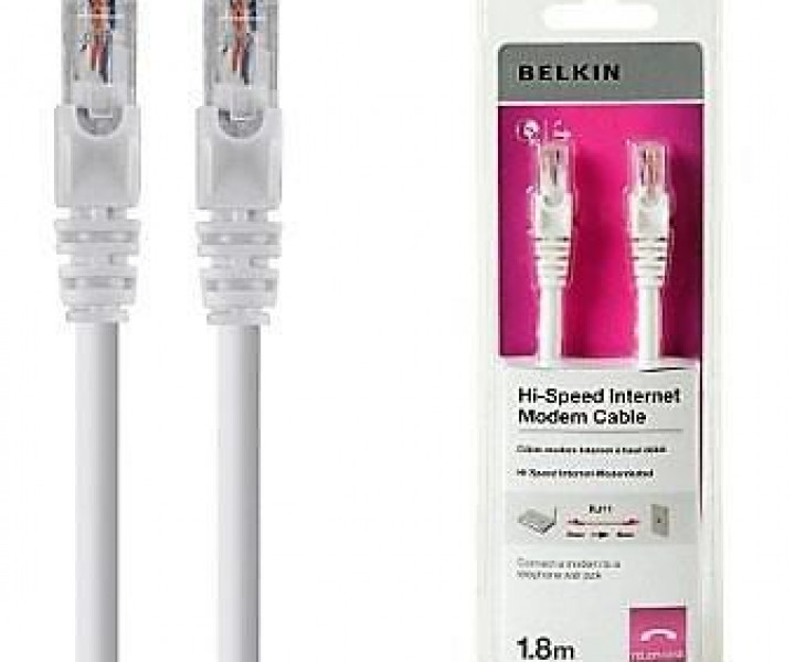 Кабель BELKIN RCA (M/F) AV антенный, 5м, White, F3Y054bf5M-WHT
