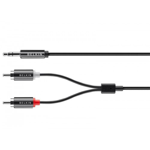 Кабель BELKIN аудио (jack 3.5мм-M/RCA-Mx2) 1.5м AV10092bf1.5M