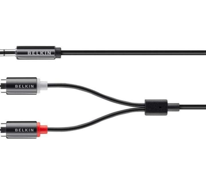 Кабель BELKIN аудіо (jack 3.5мм-M / RCA-Mx2) 1.5м AV10092bf1.5M