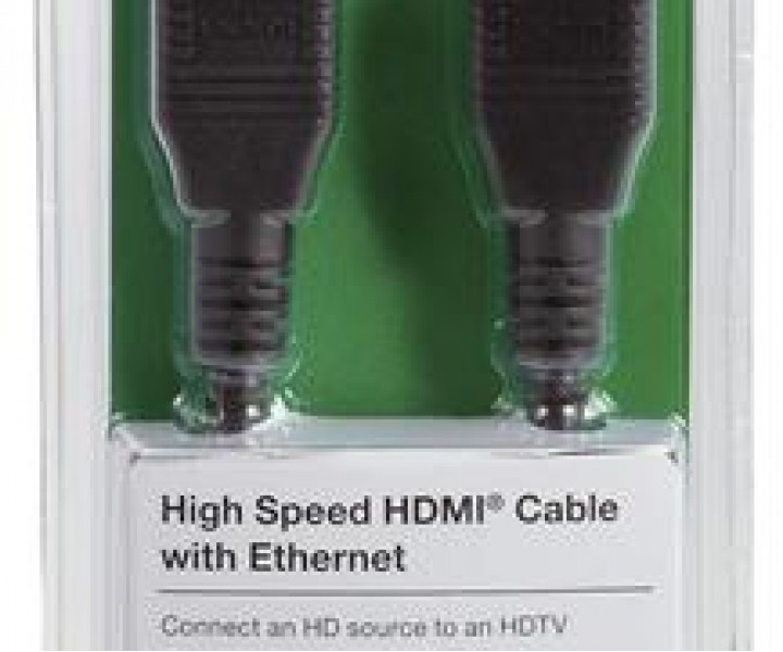 Кабель HDMI (AM / AM) Belkin High Speed w / Ethernet 2м, Black / Черній F3Y020bf2M