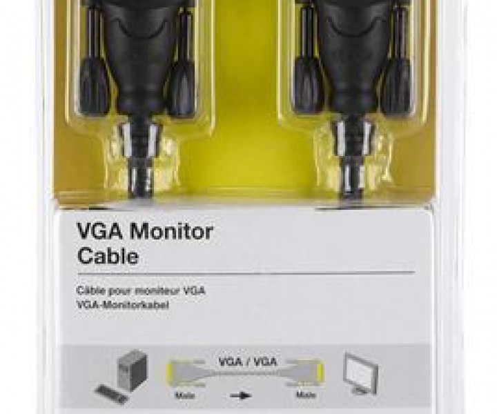 Кабель VGA (HDDB15M/M) BELKIN 1.8м Blister F2N028bt1.8M
