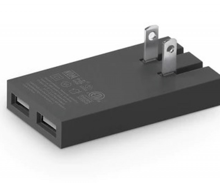 Зарядное Native Union Smart Charger 2-Port USB Fabric Slate (SMART-2-GRY-FB-INT)