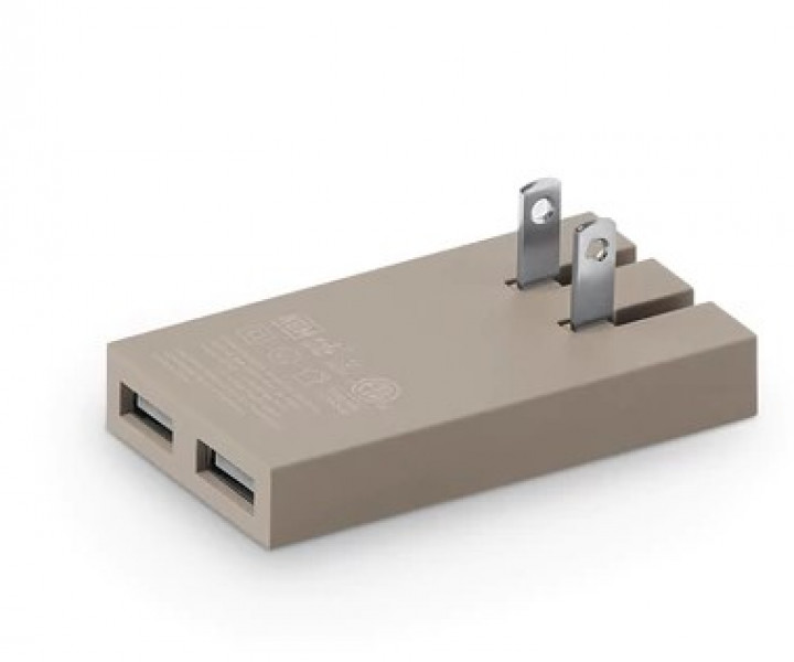 Зарядное Native Union Smart Charger 2-Port USB Fabric Taupe (SMART-2-TAU-FB-INT)