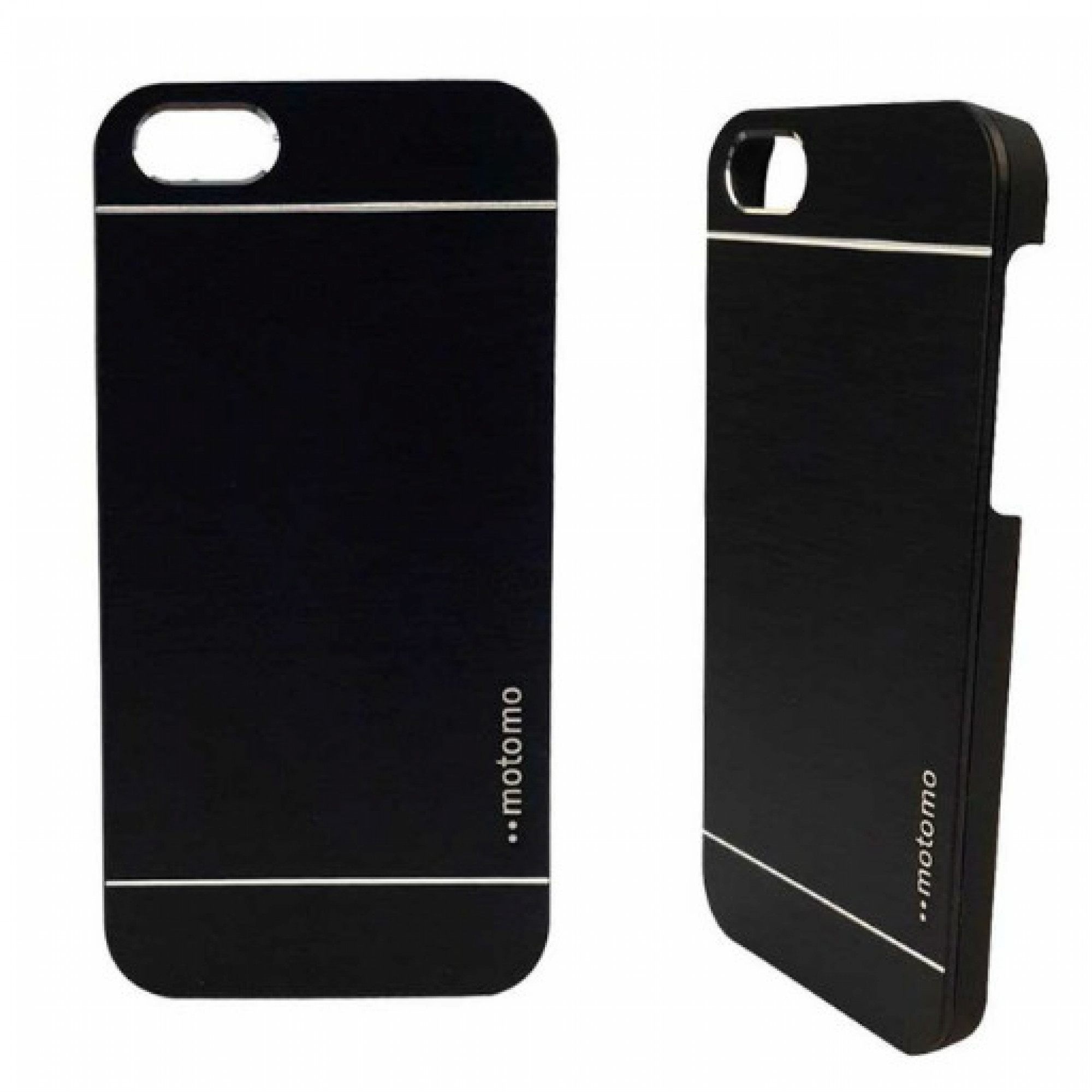 Чохол Motomo Luxury Metal Aluminum Brushed Hard Black для Iphone 5/5s
