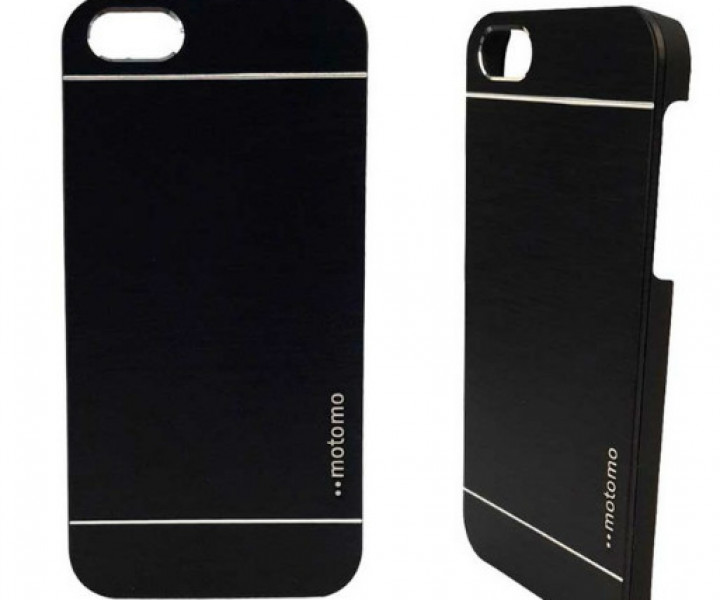 Чохол Motomo Luxury Metal Aluminum Brushed Hard Black для Iphone 5/5s