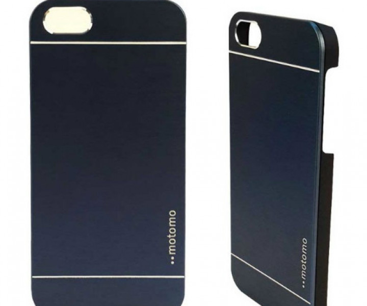 Чохол Motomo Luxury Metal Aluminum Brushed Hard Black для Iphone 5/5s