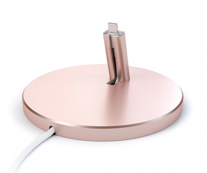 Подставка Satechi Aluminum Desktop Charging Stand for iPhone Space Rose Gold