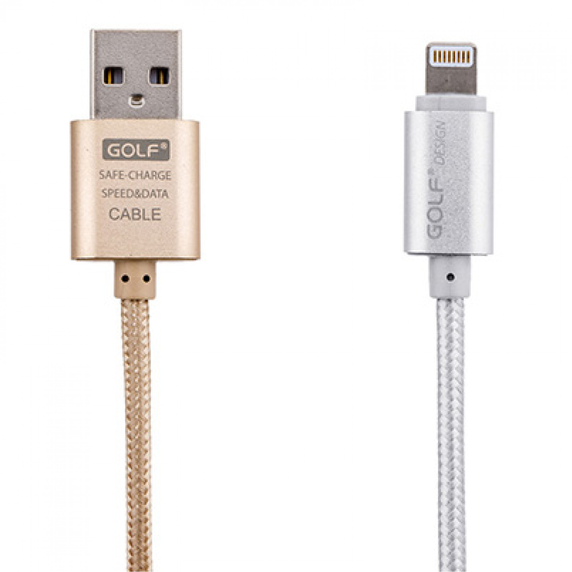 Кабель Golf Lightning Metal Cable для Apple iPhone 5/5s