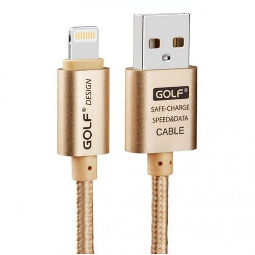 Кабель Golf Lightning Metal Cable для Apple iPhone 5/5s 