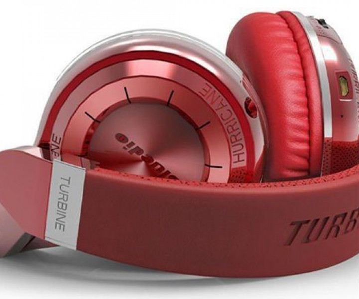 Наушники Bluedio T2 Plus Red