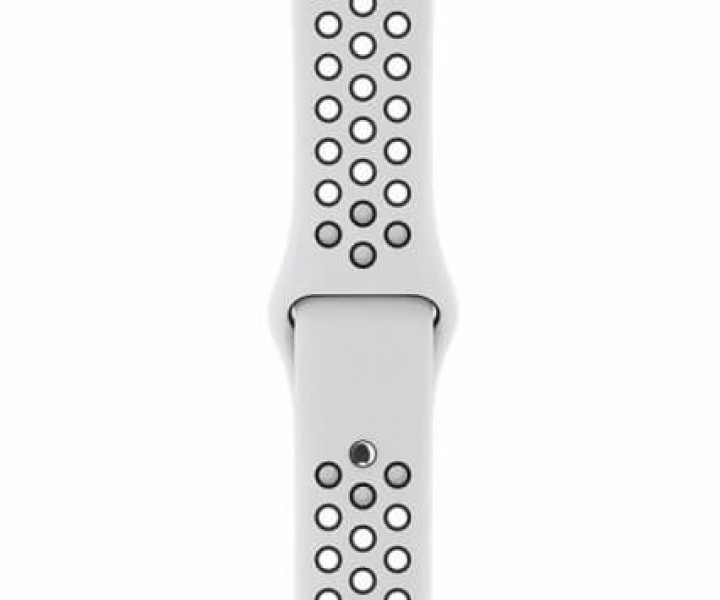 Apple Watch Series 3 Nike 38mm GPS Silver Aluminum Case with Pure Platinum/Black Sport Band (MQKX2)