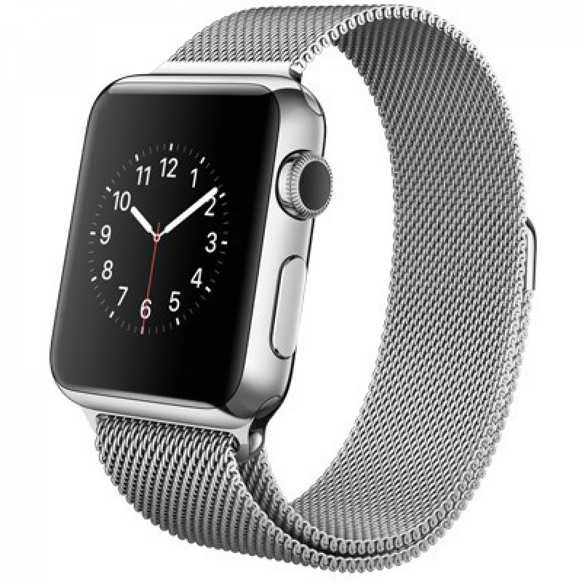 Apple Watch 38mm Stailnless Steel Case with Milanese Loop (MJ322)