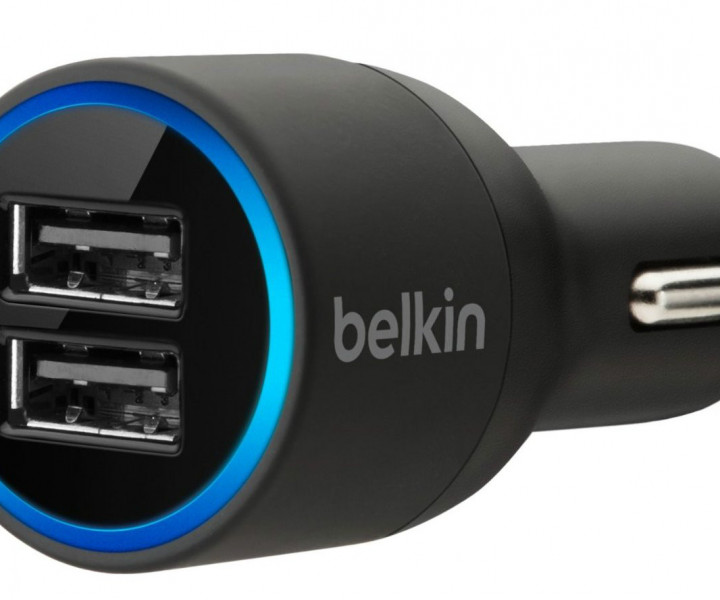 АЗУ Belkin 20 Watt/2.1A 2USB Black
