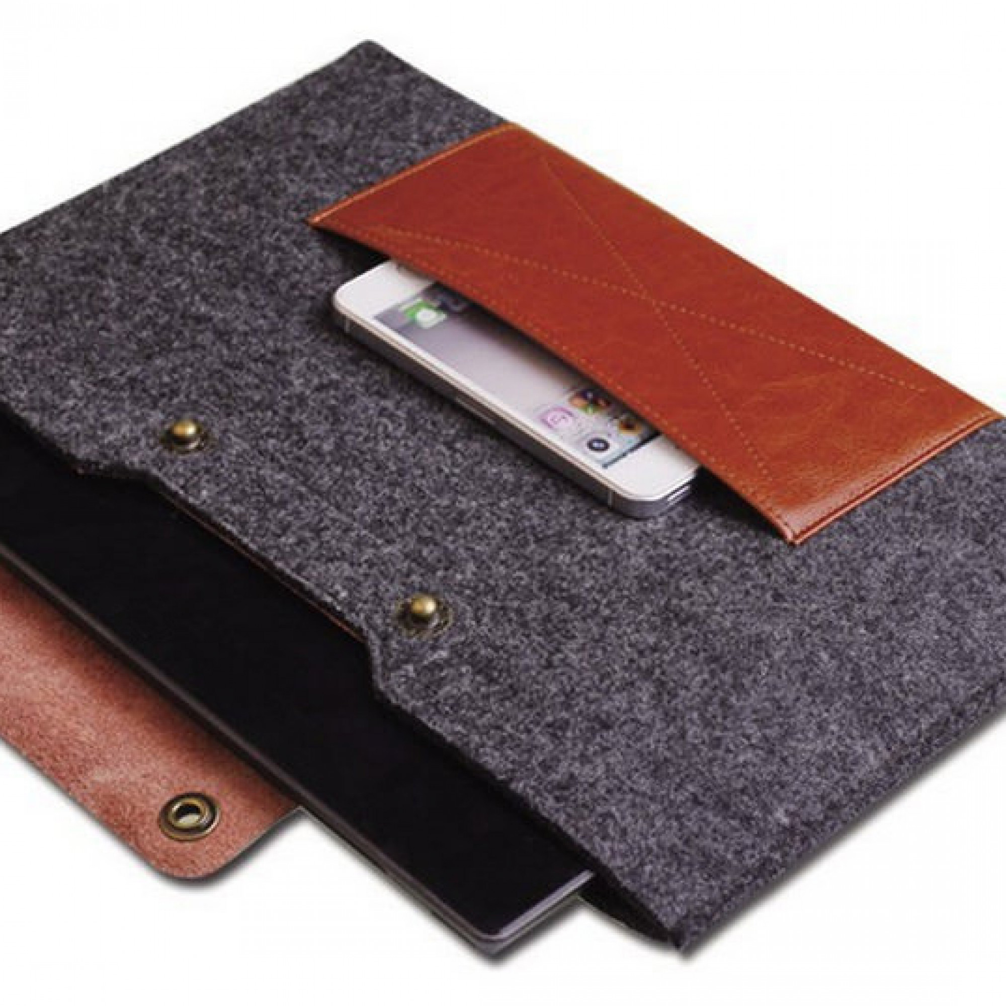 Чохол D-Park Woolfelt Dark Grey