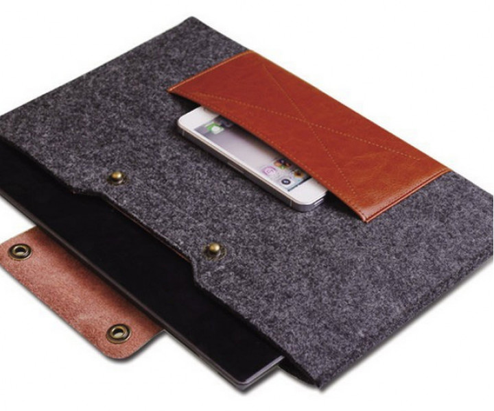 Чохол D-Park Woolfelt Dark Grey