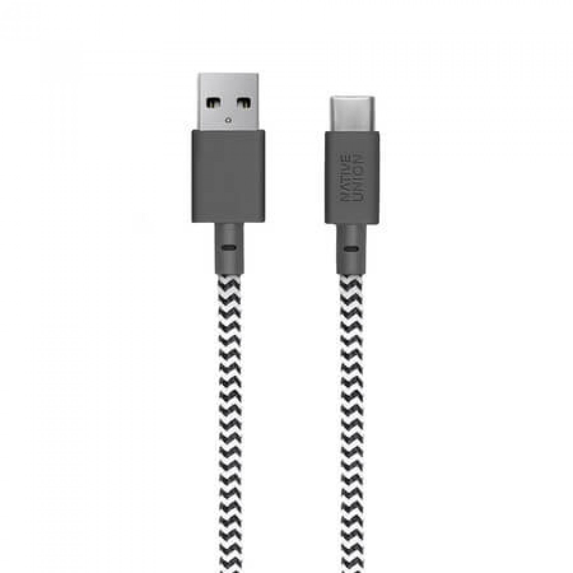 Кабель Native Union Belt Cable USB-A to USB-C Zebra (3 m) (BELT-KV-AC-ZEB-3)