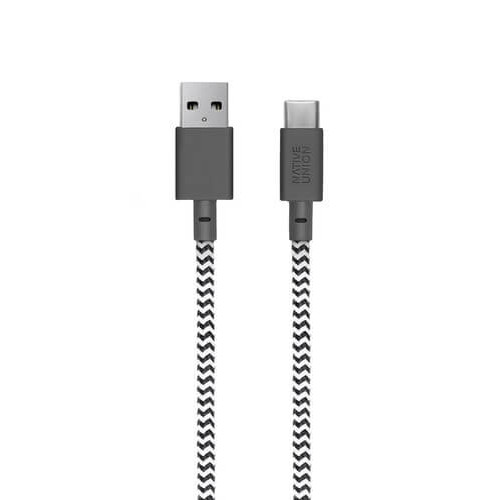 Кабель Native Union Belt Cable USB-A to USB-C Zebra (3 m) (BELT-KV-AC-ZEB-3)