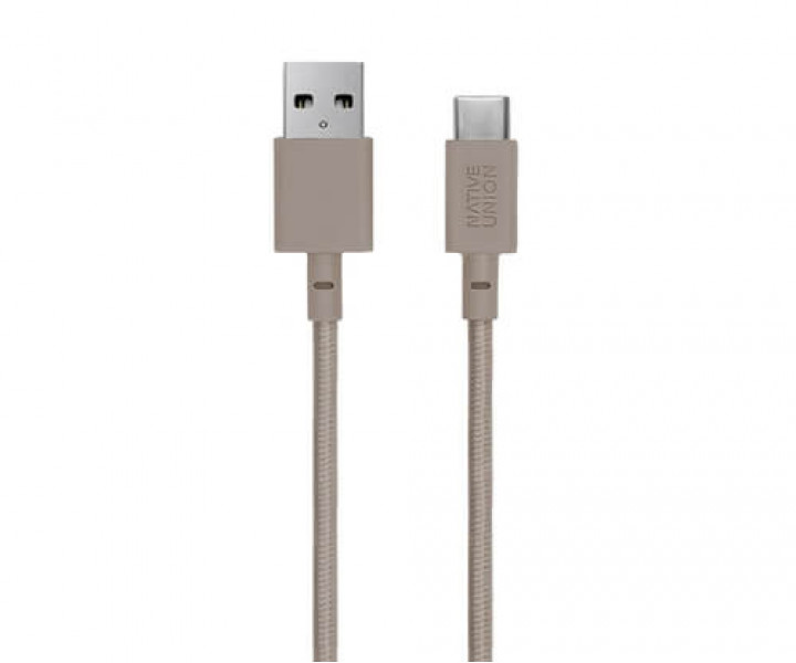 Кабель Native Union Belt Cable USB-A to USB-C Taupe (3 m) (BELT-KV-AC-TAU-3)