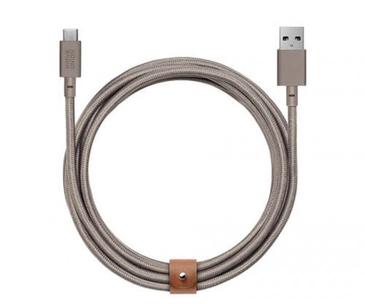 Кабель Native Union Belt Cable USB-A to USB-C Taupe (3 m) (BELT-KV-AC-TAU-3)