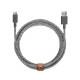 Кабель Native Union Belt Cable USB-A to USB-C Zebra (3 m) (BELT-KV-AC-ZEB-3)