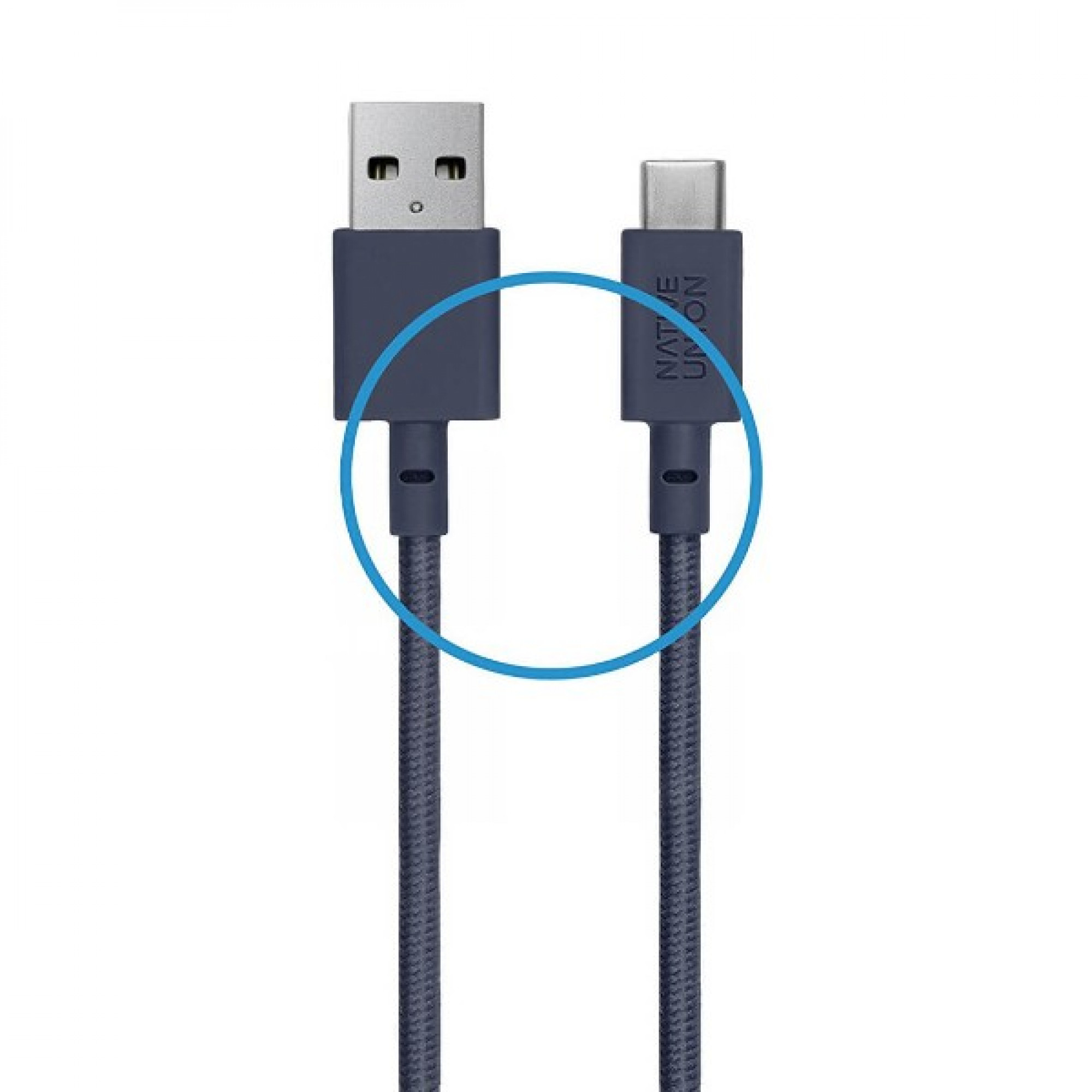 Кабель Native Union Night Cable USB-A to USB-C Marine (3 m) (NCABLE-KV-AC-MAR)