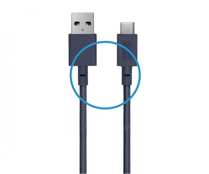 Кабель Native Union Night Cable USB-A to USB-C Marine (3 m) (NCABLE-KV-AC-MAR)