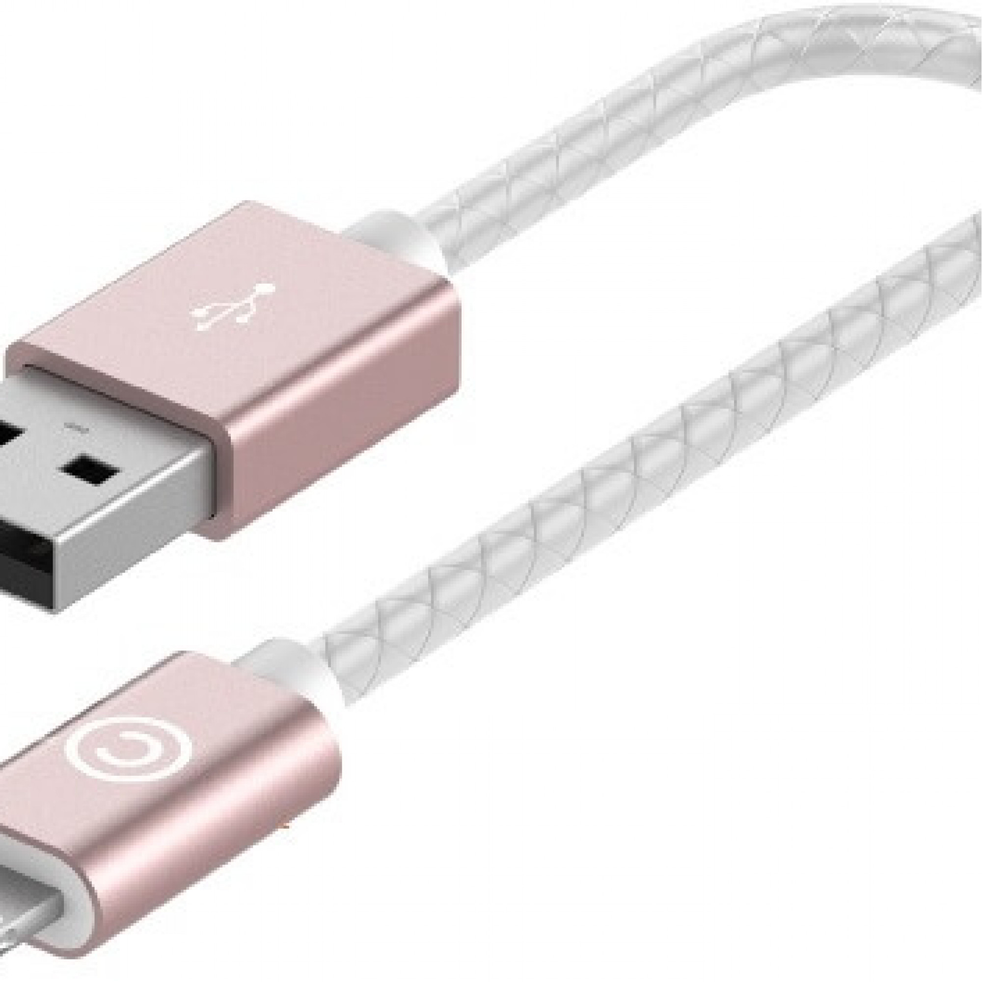 Кабель Lab.C Lightning Leather Cable A.L 0.15 m Rose Gold