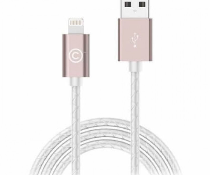 Кабель Lab.C Lightning Leather Cable A.L 1.8 m Rose Gold