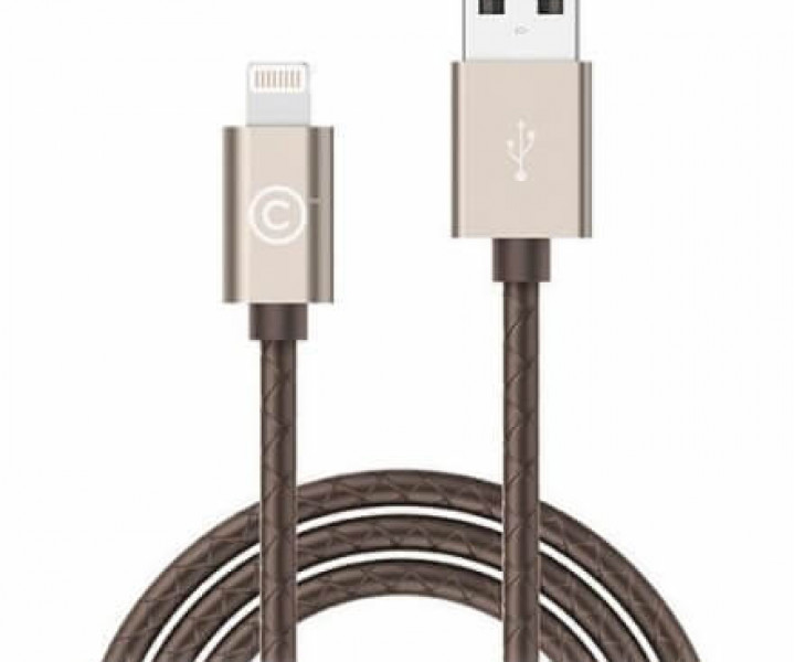 Кабель Lab.C Lightning Leather Cable A.L 1.8 m Champagne Gold
