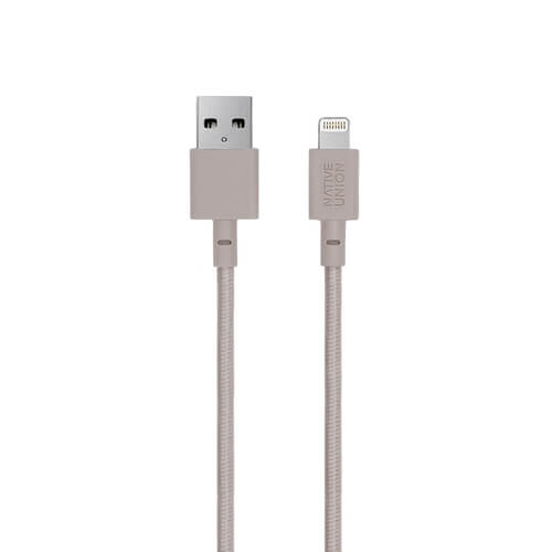 Кабель Native Union Belt Cable Lightning Taupe (3 m) (BELT-KV-L-TAU-3)