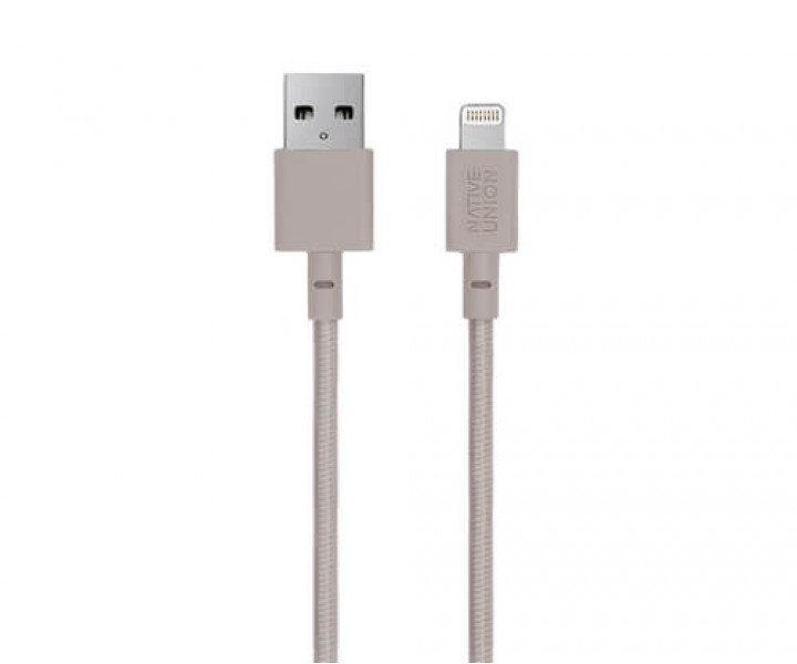 Кабель Native Union Belt Cable Lightning Taupe (3 m) (BELT-KV-L-TAU-3)