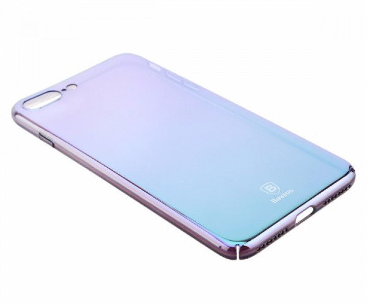 Чохол Baseus Glass Case для iPhone 7 Violet-Blue