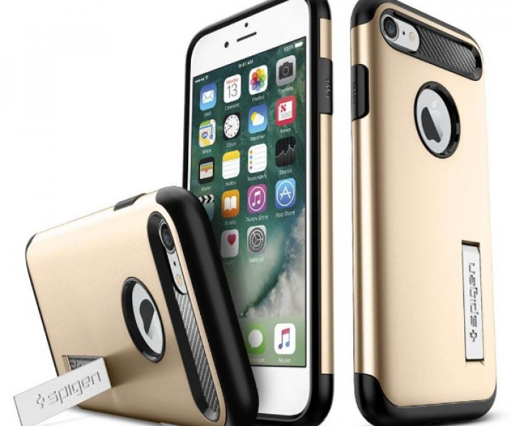  Чохол Spigen Case Slim Armor Champagne Gold для iPhone 7