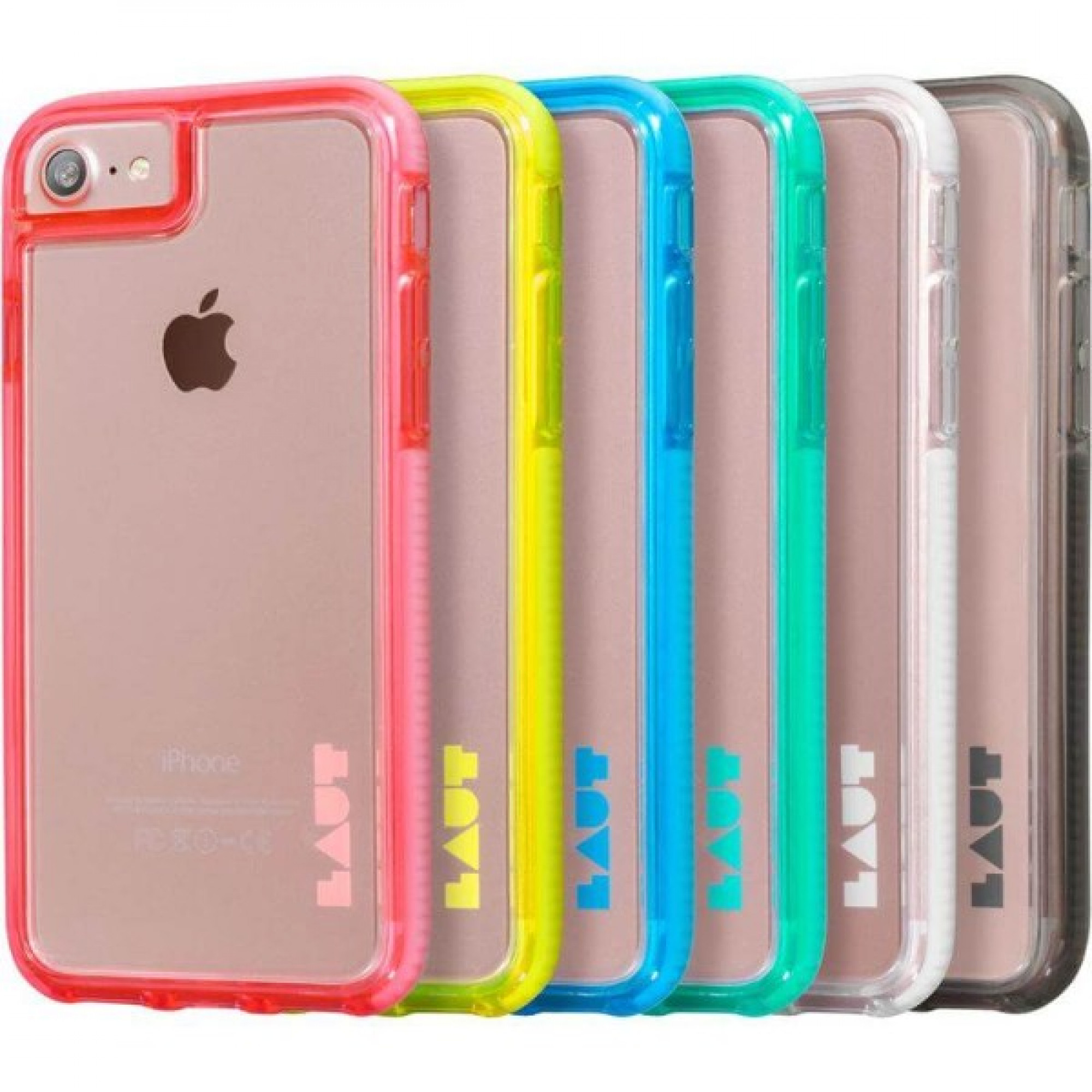 Чохол LAUT FLURO Black для iPhone 7 (LAUT_IP7_FR_BK)